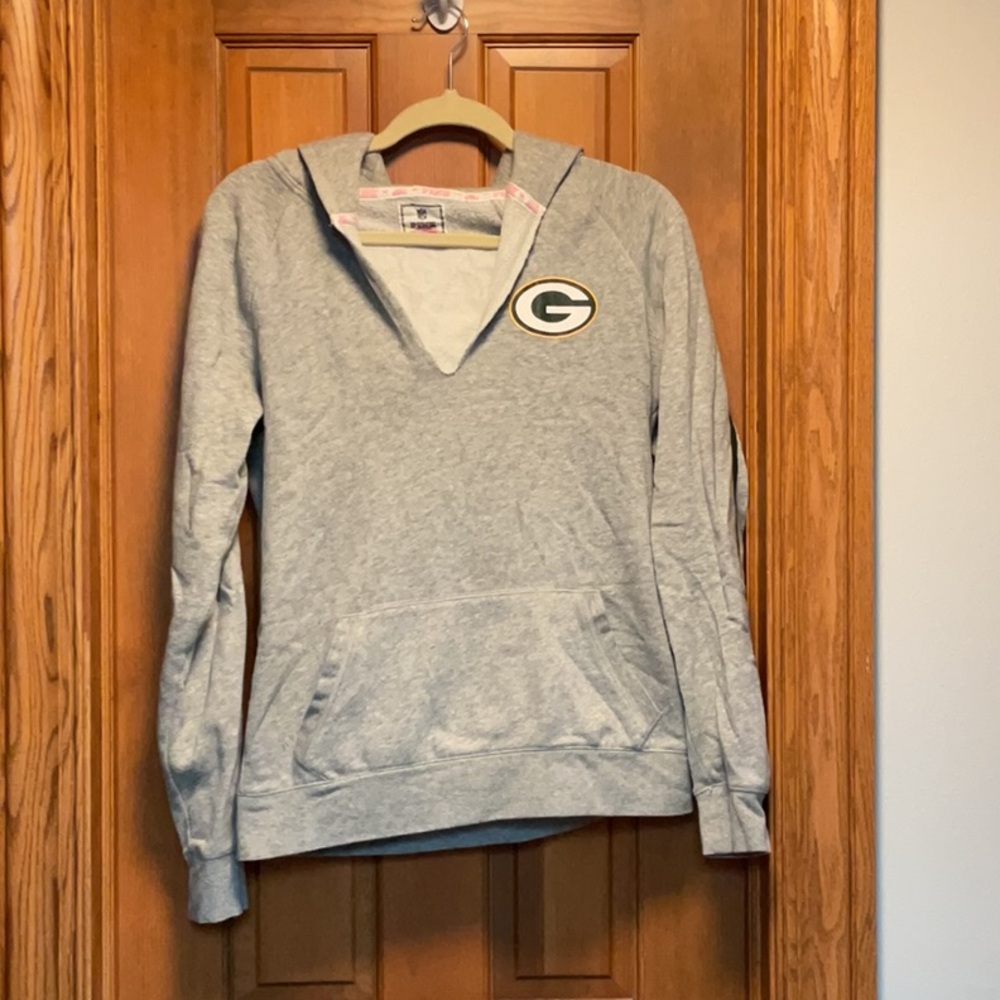 Gray Relaxed Long Sleeve Hoodie